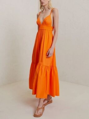 ALC Women's Rhodes Orange Dress Size 4